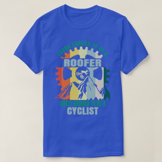 Roofer Biker Design T-shirt (Design voorkant)
