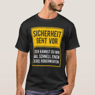 Roofer Brick Safety gaat voor Masonermeister T-shirt