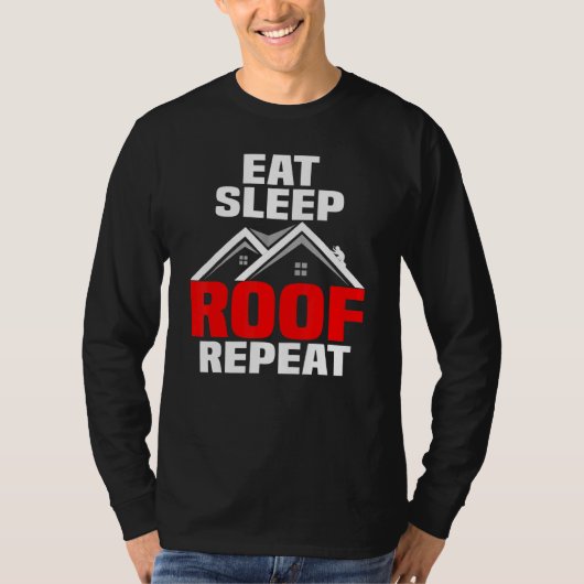 Roofer Craft Dakbedekking Beroep 1 T-shirt (Voorkant)