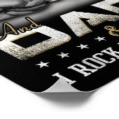 Roofer Dad Quote Design Roofing Apparel  Poster (Hoek)