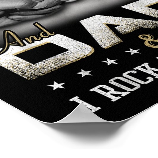 Roofer Dad Quote Design Roofing Apparel  Poster (Hoek)