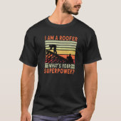 Roofer Dad Roofing Contractor Roofer Technician   T-shirt (Voorkant)
