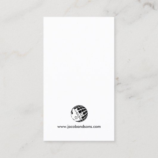 Roofer-dakconstructie Visitekaartje (Achterkant)