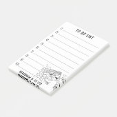 Roofer-dakreparaties aan PersonaliSe Post-it® Notes (Schuin)