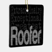 Roofer Extraordinaire Keramisch Ornament (Rechts)