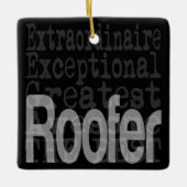 Roofer Extraordinaire Keramisch Ornament (Voorkant)