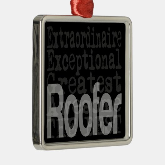 Roofer Extraordinaire Metalen Ornament (Rechts)