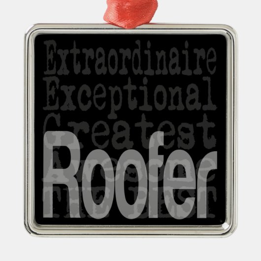 Roofer Extraordinaire Metalen Ornament (Voorkant)