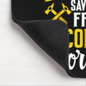 Roofer Funny Roofing Tee For Coworker Novelty  Muismat (Hoek)