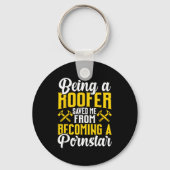 Roofer Funny Roofing Tee For Coworker Novelty Sleutelhanger (Voorkant)