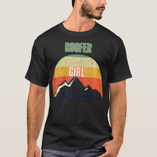 Roofer Gift voor Vrouwen Roofer Guy T-shirt (Voorkant)