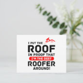 Roofer Humor - Roofing Pro Pride Briefkaart (Staand voorkant)