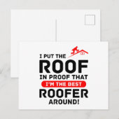 Roofer Humor - Roofing Pro Pride Briefkaart (Voorkant / Achterkant)