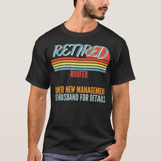 Roofer in ruste onder nieuw beheer GIF T-shirt (Voorkant)