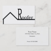 Roofer-kaart Visitekaartje (Voorkant / Achterkant)