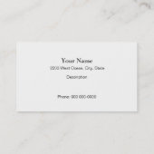 Roofer-kaart Visitekaartje (Achterkant)