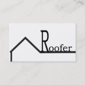 Roofer-kaart Visitekaartje (Voorkant)