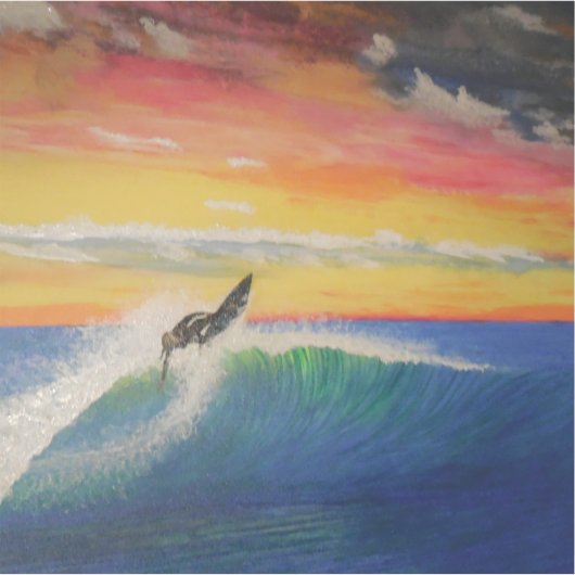 Roofer-meisje Sticker (Voorkant)