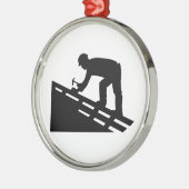 Roofer Metalen Ornament (Links)