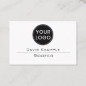 Roofer or Roofing Roof Repairs Company Visitekaartje (Voorkant)