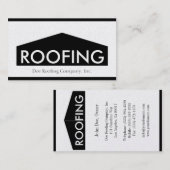 Roofer/Roofing Company Golden Visitekaartje (Voorkant / Achterkant)