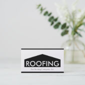 Roofer/Roofing Company Golden Visitekaartje (Staand voorkant)