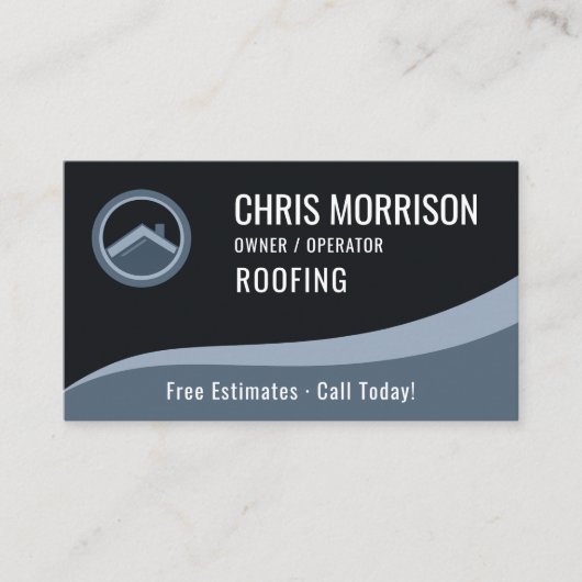 Roofer Roofing Professional Visitekaartje (Voorkant)