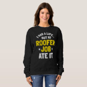 Roofer Roofing Roof Carpenter Professie Trui (Voorkant volledig)