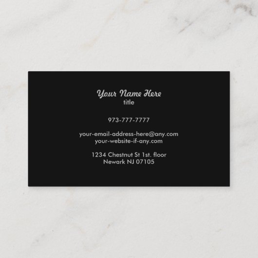 Roofer Slogans Visitekaartjes (Achterkant)