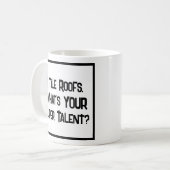 Roofer Super Talent. KoffieMok (Voorkant links)