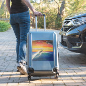 Roofer surfer meisje sticker (Koffer Insitu)