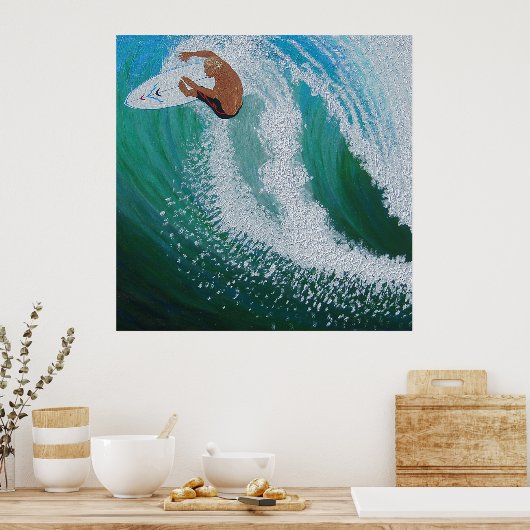 Roofer surfer poster (Keuken)
