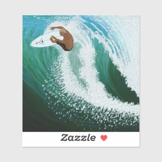 Roofer surfer sticker (Vel)
