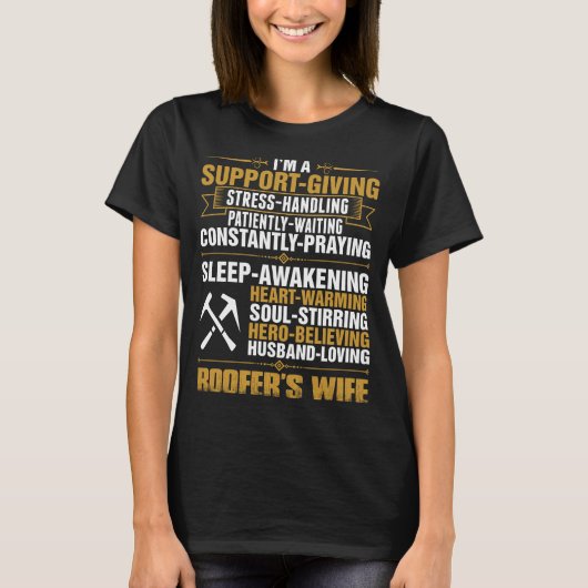 Roofers Wife Tshirt (Voorkant)