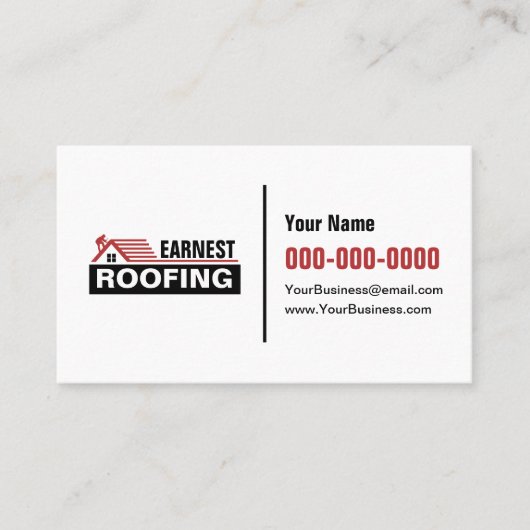 Roofing Business Cards Visitekaartje (Voorkant)