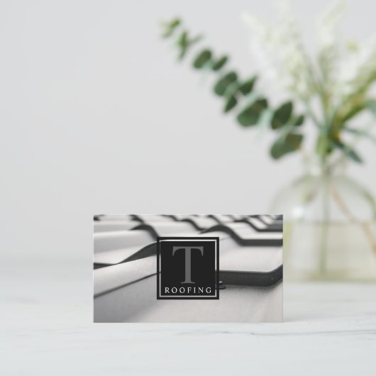 Roofing Co. Visitekaartje (Staand voorkant)