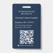 Roofing Company | Custom Logo Services Badge (Achterkant)