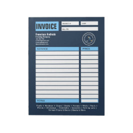 Roofing Company | Custom Logo Services Notitieblok