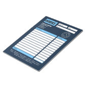 Roofing Company | Custom Logo Services Notitieblok (Schuin)