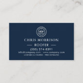 Roofing Company | Custom Logo Services Visitekaartje (Voorkant)
