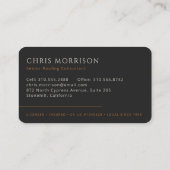 Roofing Roofer Construction Visitekaartje (Achterkant)