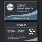 Roofing Roofer QR Code Professional  Visitekaartje
