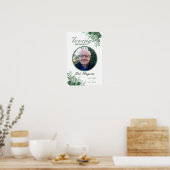 Roofoto Funeral Card In Loving Memory Poster (Keuken)