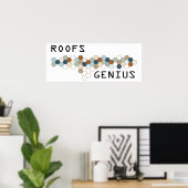 Roofs Genius Poster (Thuiskantoor)