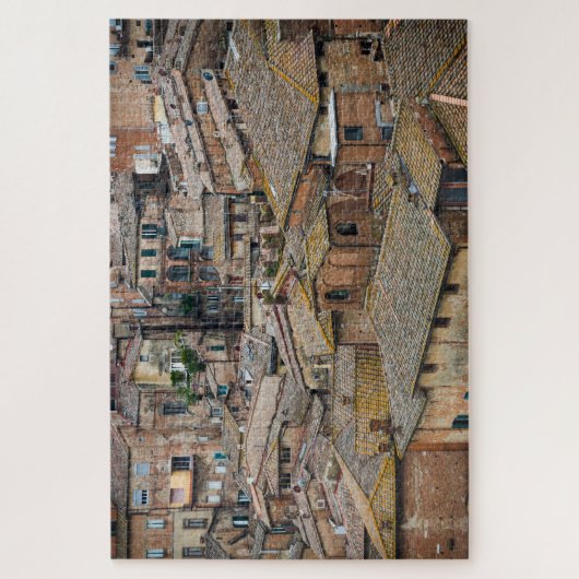 Roofs in de stad Siena abstract Legpuzzel (Verticaal)