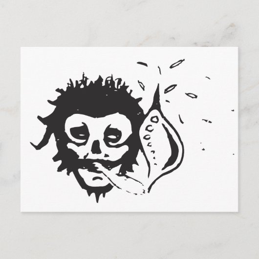 roofschedel briefkaart (Voorkant)