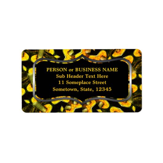 Roofschroeven - hardwarekabel etiket (Voorkant)