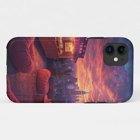 Rooftop Beats en Sunset Treats Case-Mate iPhone Case (Achterkant (horizontaal))