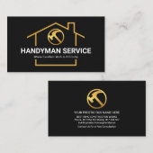 Rooftop Building Lijst Construction Handyman Visitekaartje (Voorkant / Achterkant)