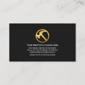 Rooftop Building Lijst Construction Handyman Visitekaartje (Achterkant)